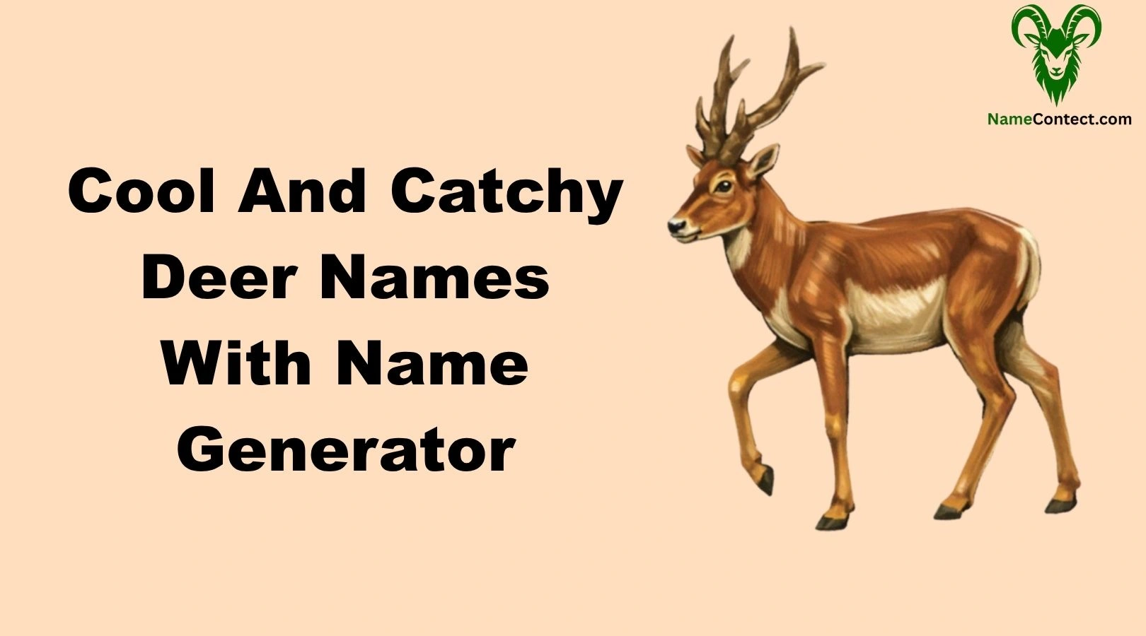 Cool And Catchy Deer Names With Name Generator