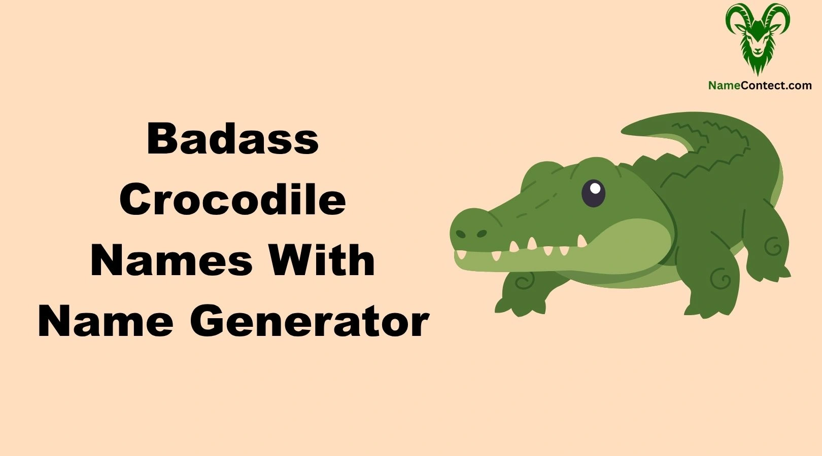 Badass Crocodile Names With Name Generator