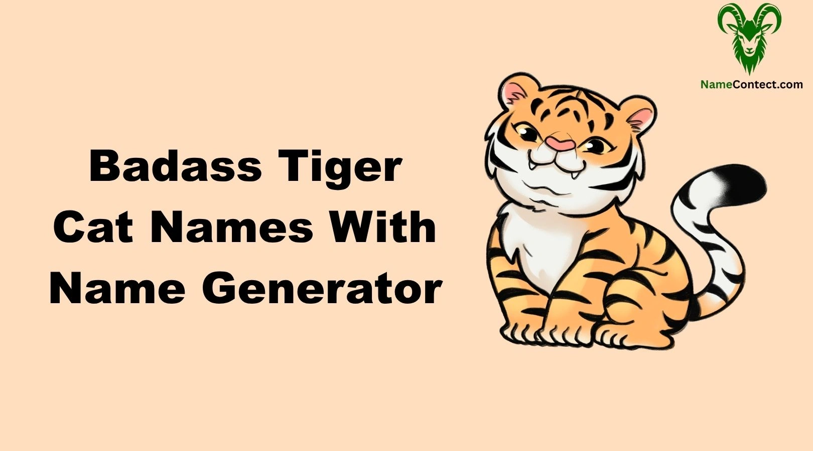 Badass Tiger Cat Names With Name Generator
