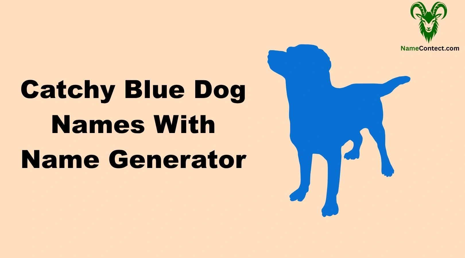 Catchy Blue Dog Names With Name Generator