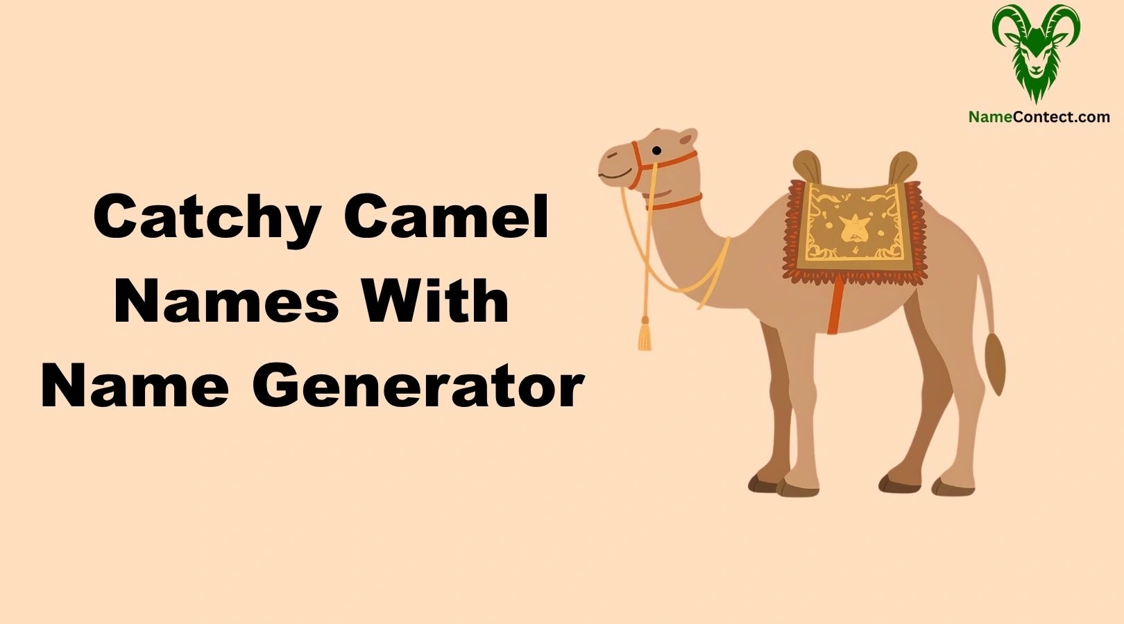 Catchy Camel Names With Name Generator