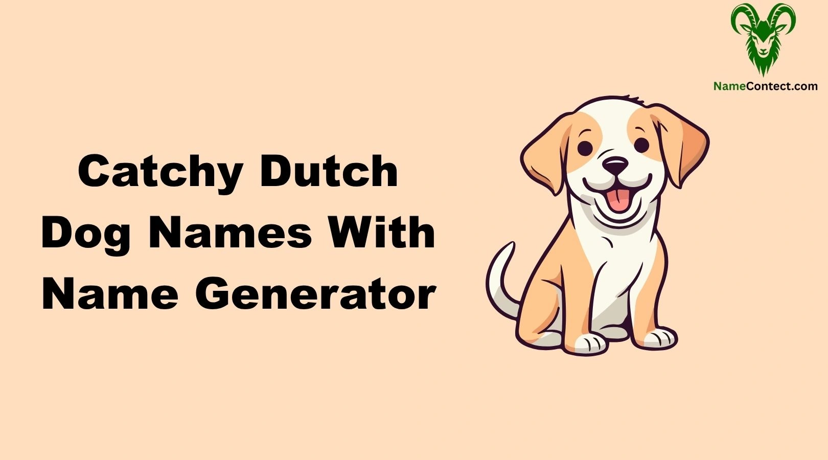 Catchy Dutch Dog Names With Name Generator