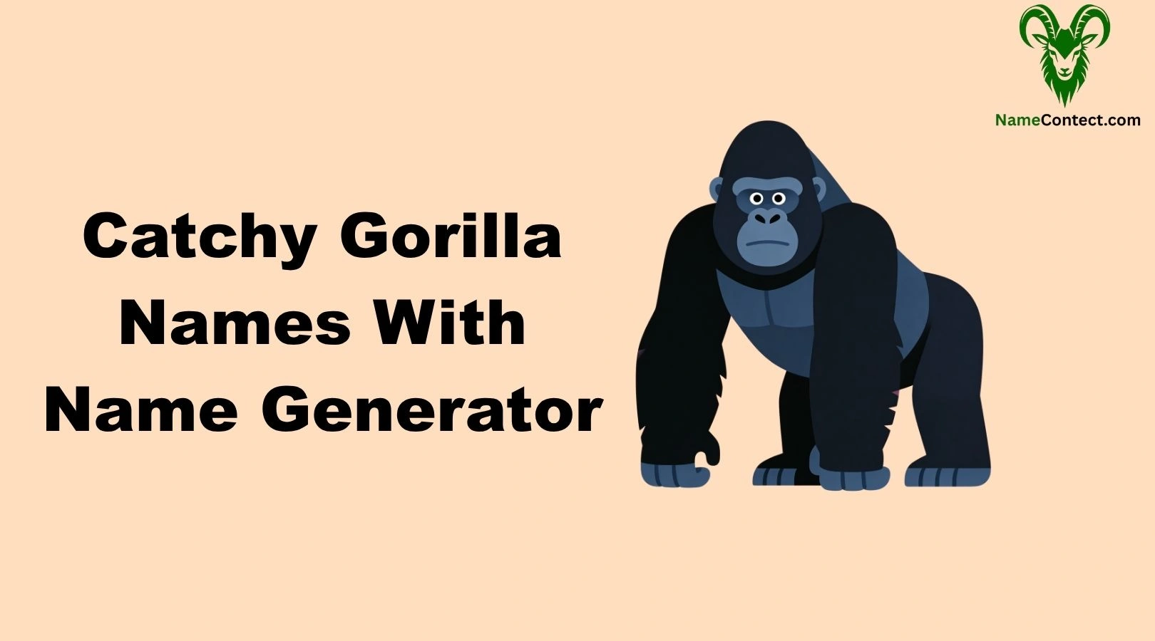Catchy Gorilla Names With Name Generator