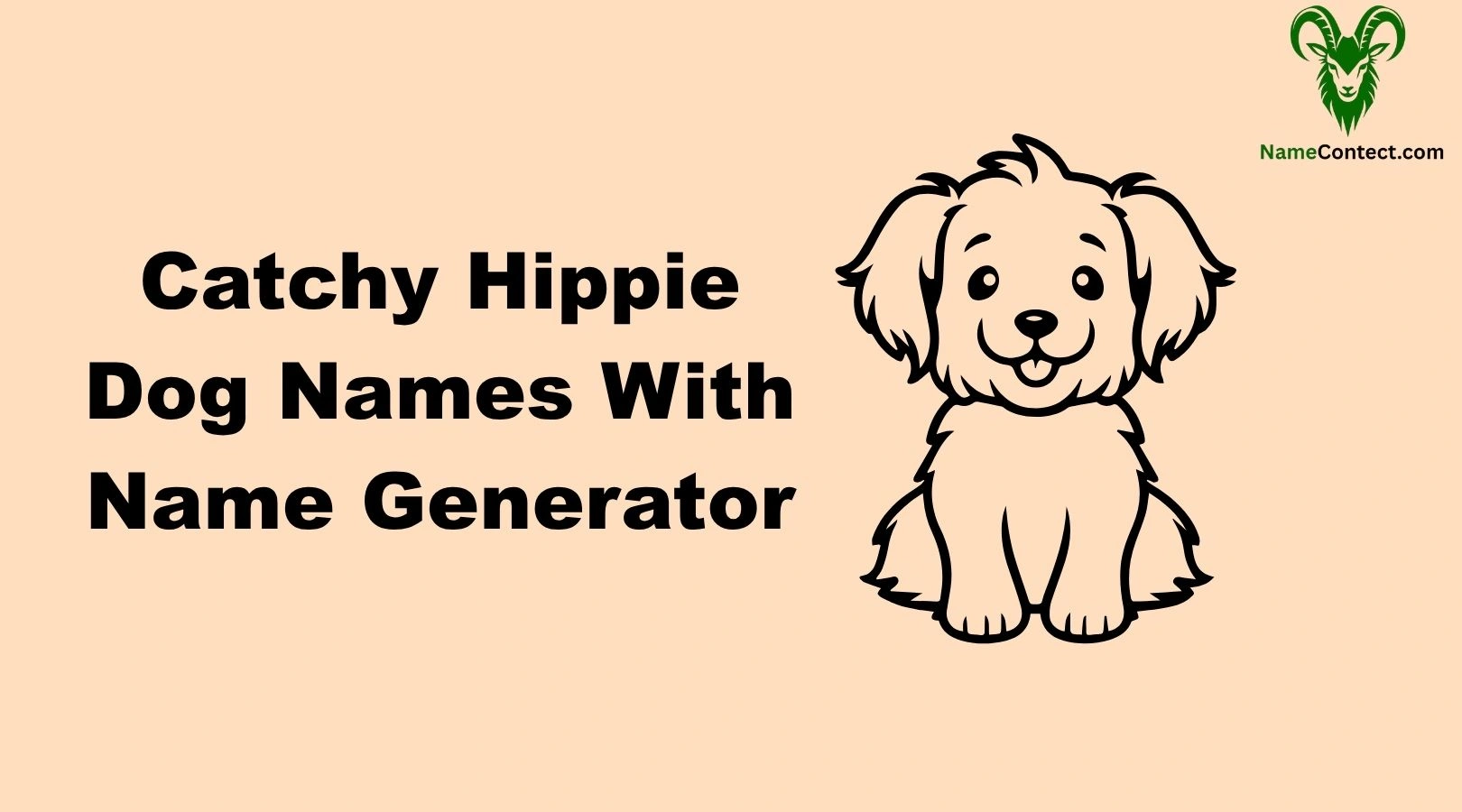 Catchy Hippie Dog Names With Name Generator
