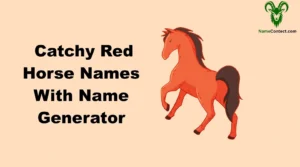 Catchy Red Horse Names With Name Generator