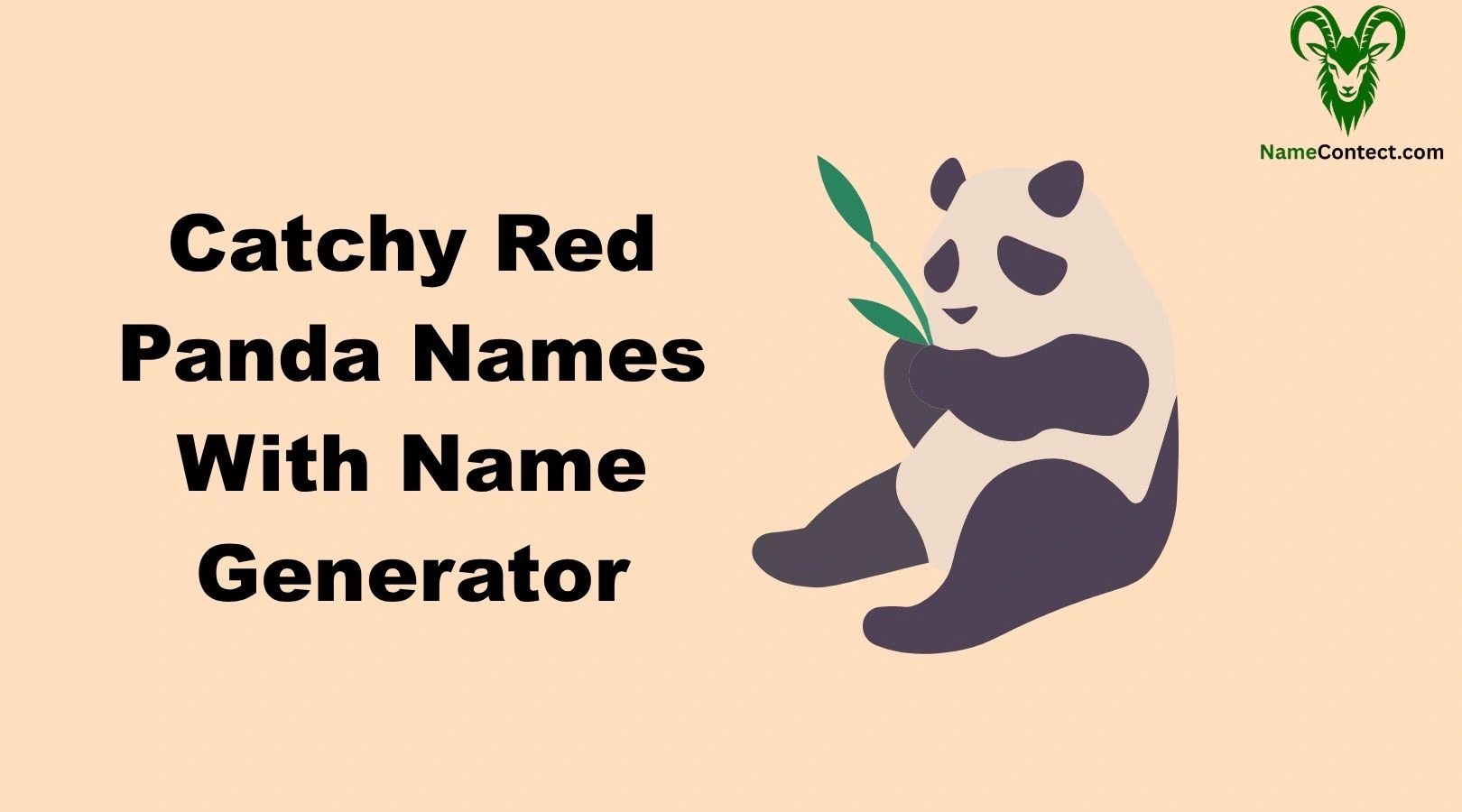 Catchy Red Panda Names With Name Generator