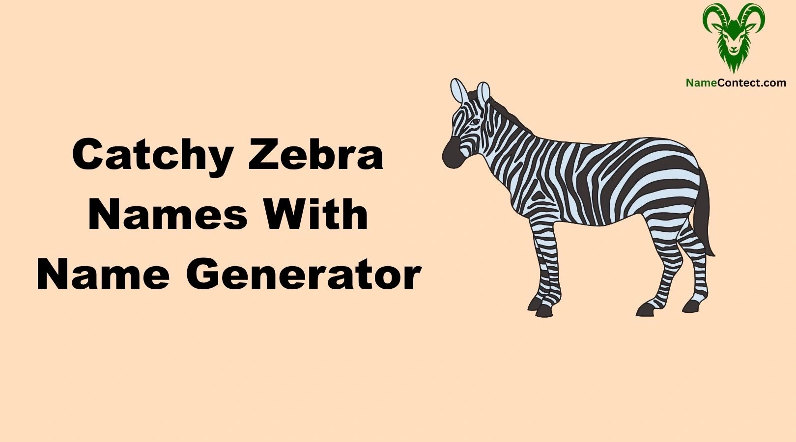 Catchy Zebra Names With Name Generator