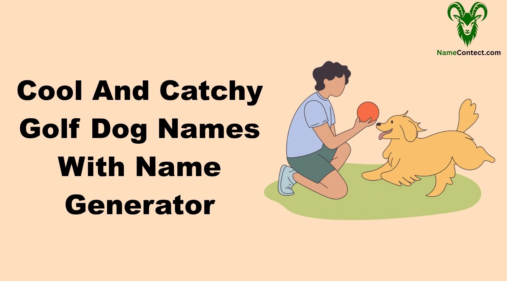 Cool And Catchy Golf Dog Names With Name Generator