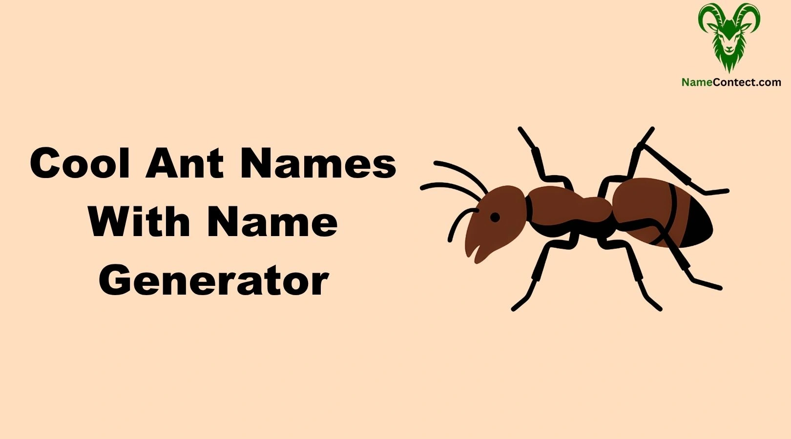 Cool Ant Names With Name Generator