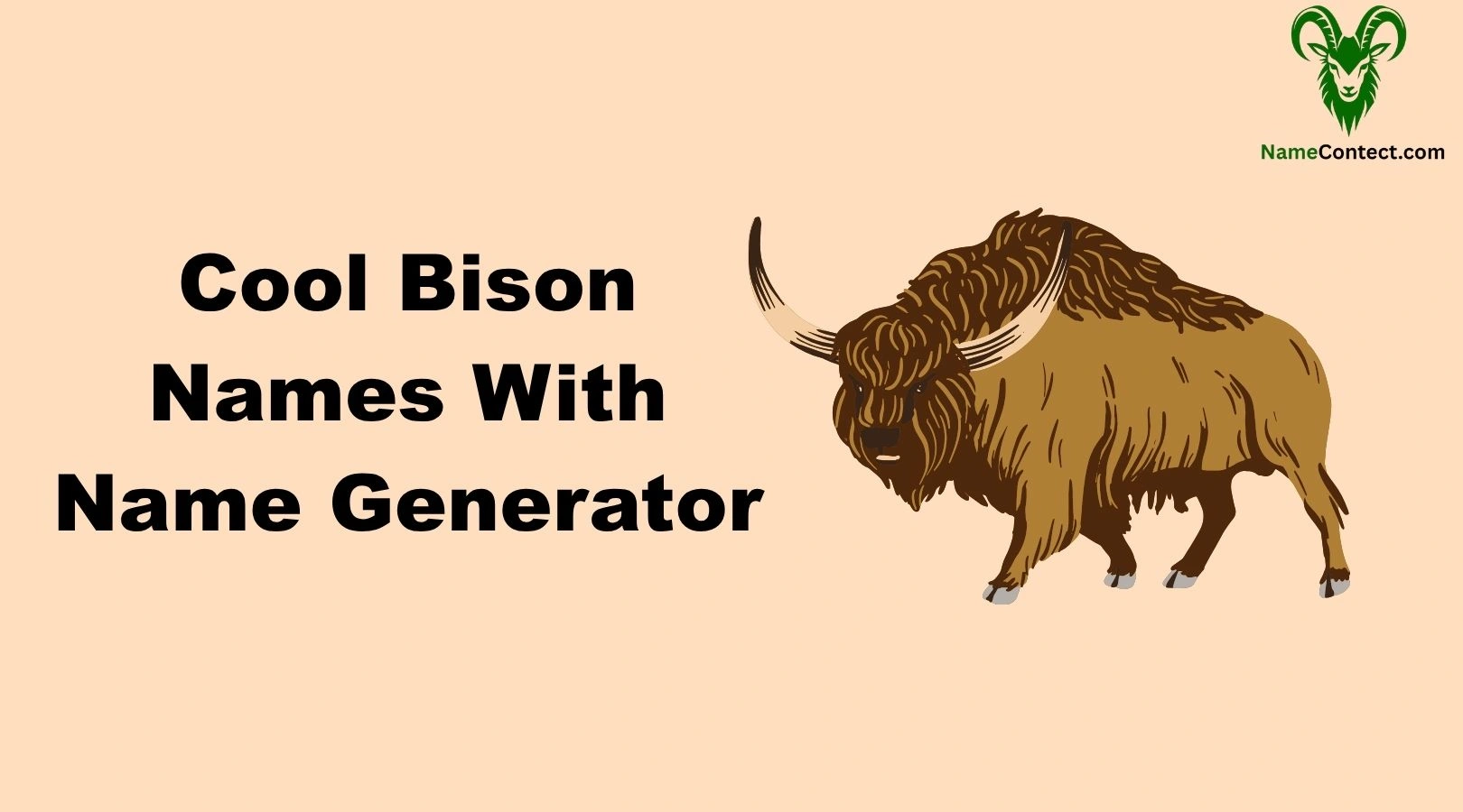 Cool Bison Names With Name Generator