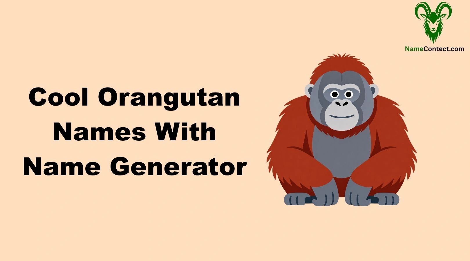 Cool Orangutan Names With Name Generator