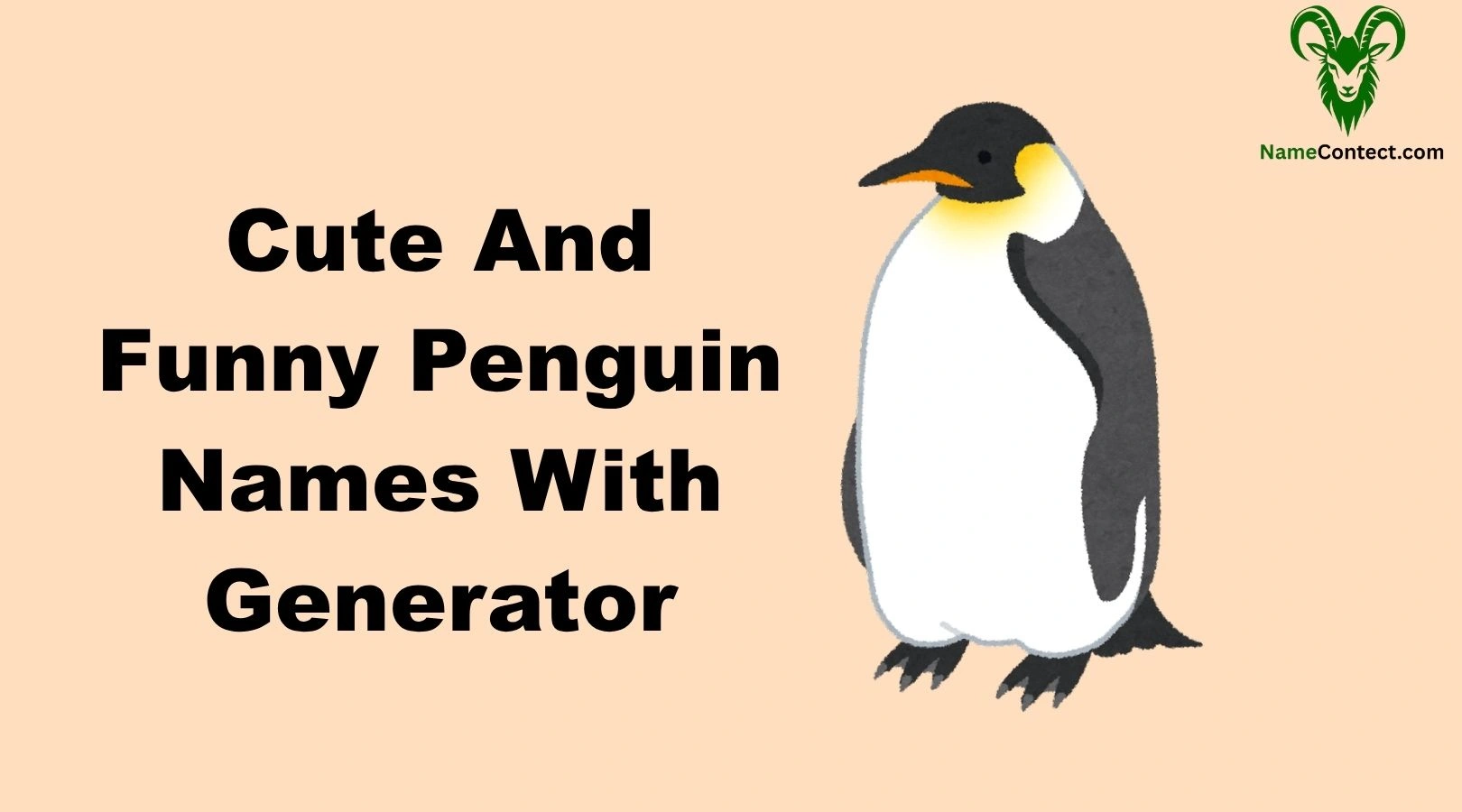 Cute And Funny Penguin Names With Generator