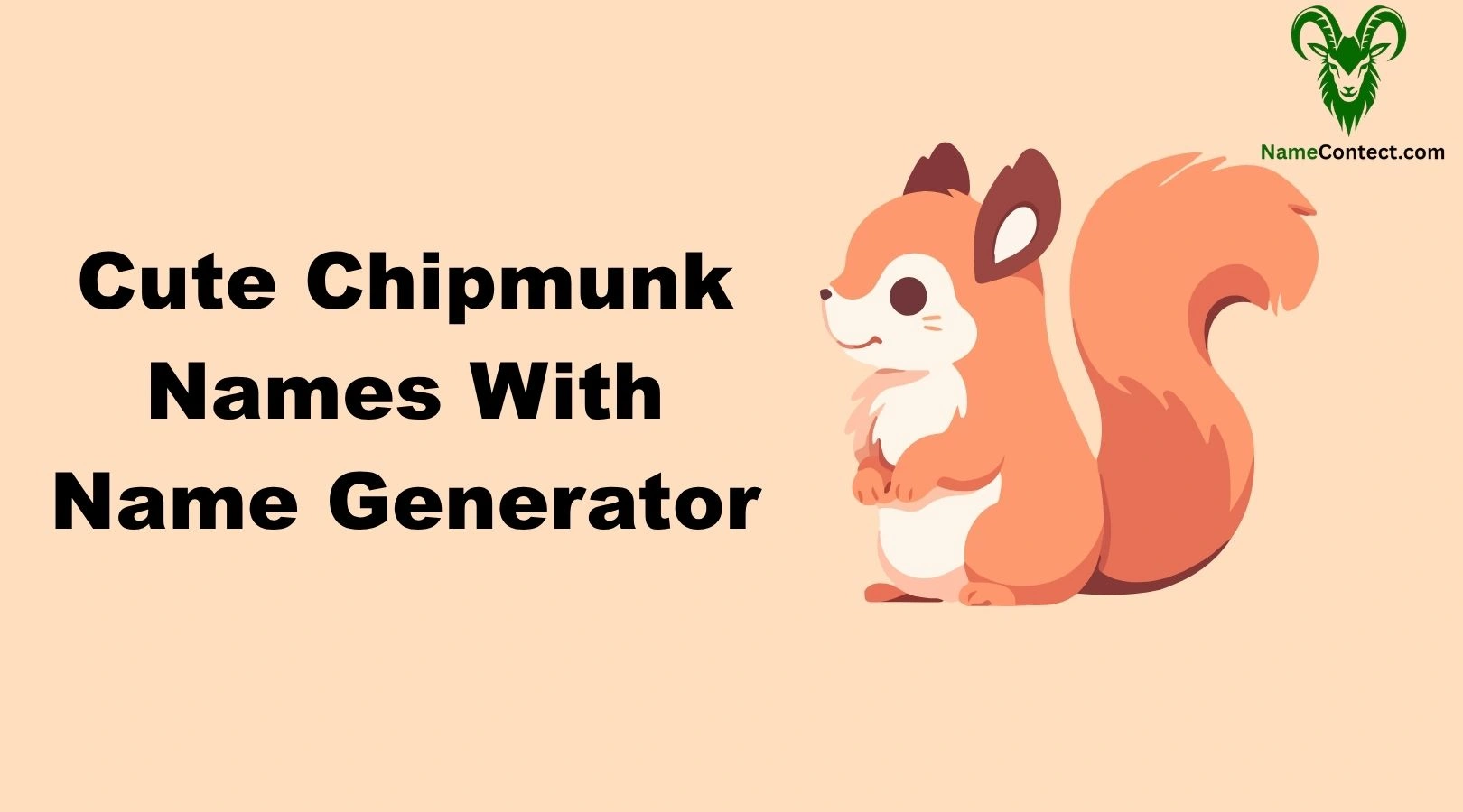 Cute Chipmunk Names With Name Generator