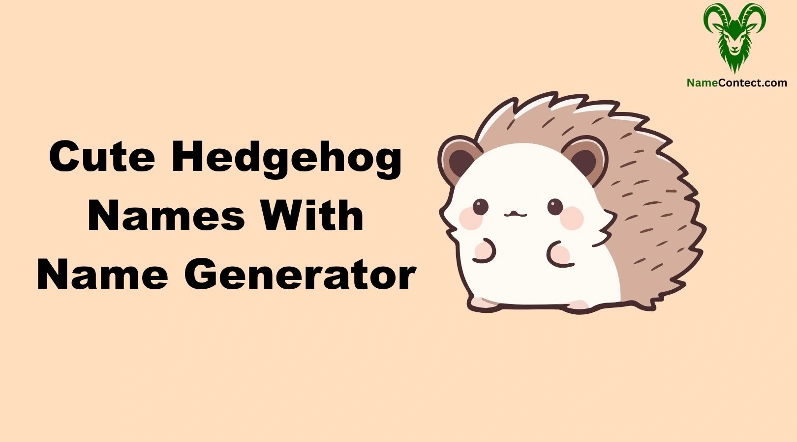Cute Hedgehog Names With Name Generator
