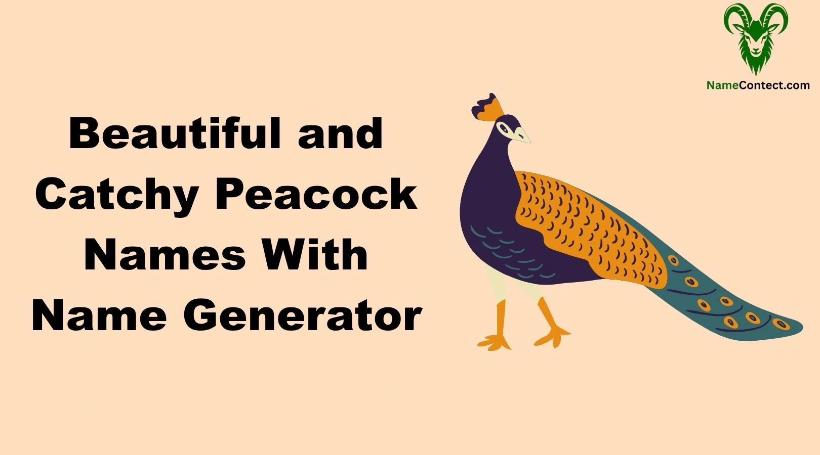 Beautiful and Catchy Peacock Names With Name Generator