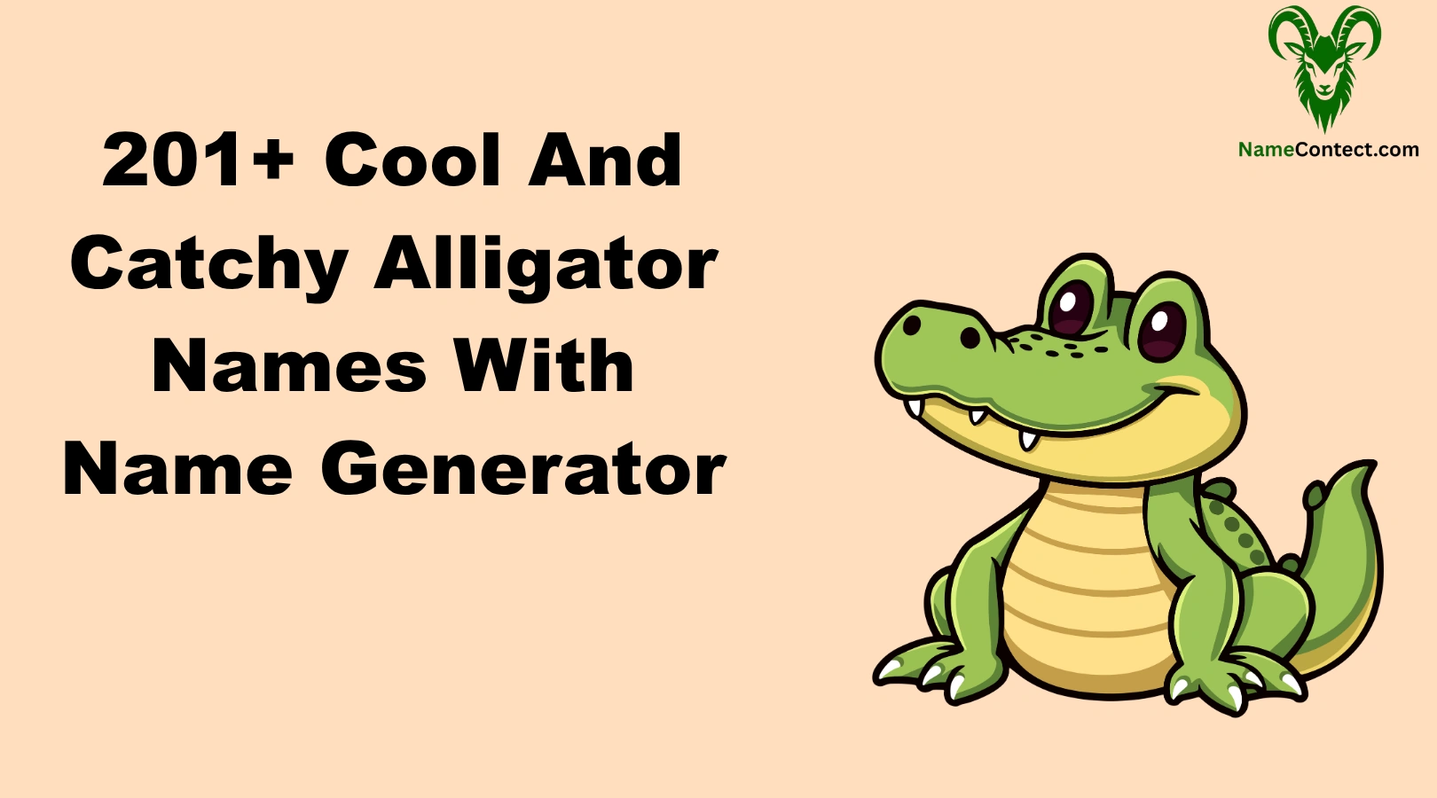 Cool And Catchy Alligator Names With Name Generator