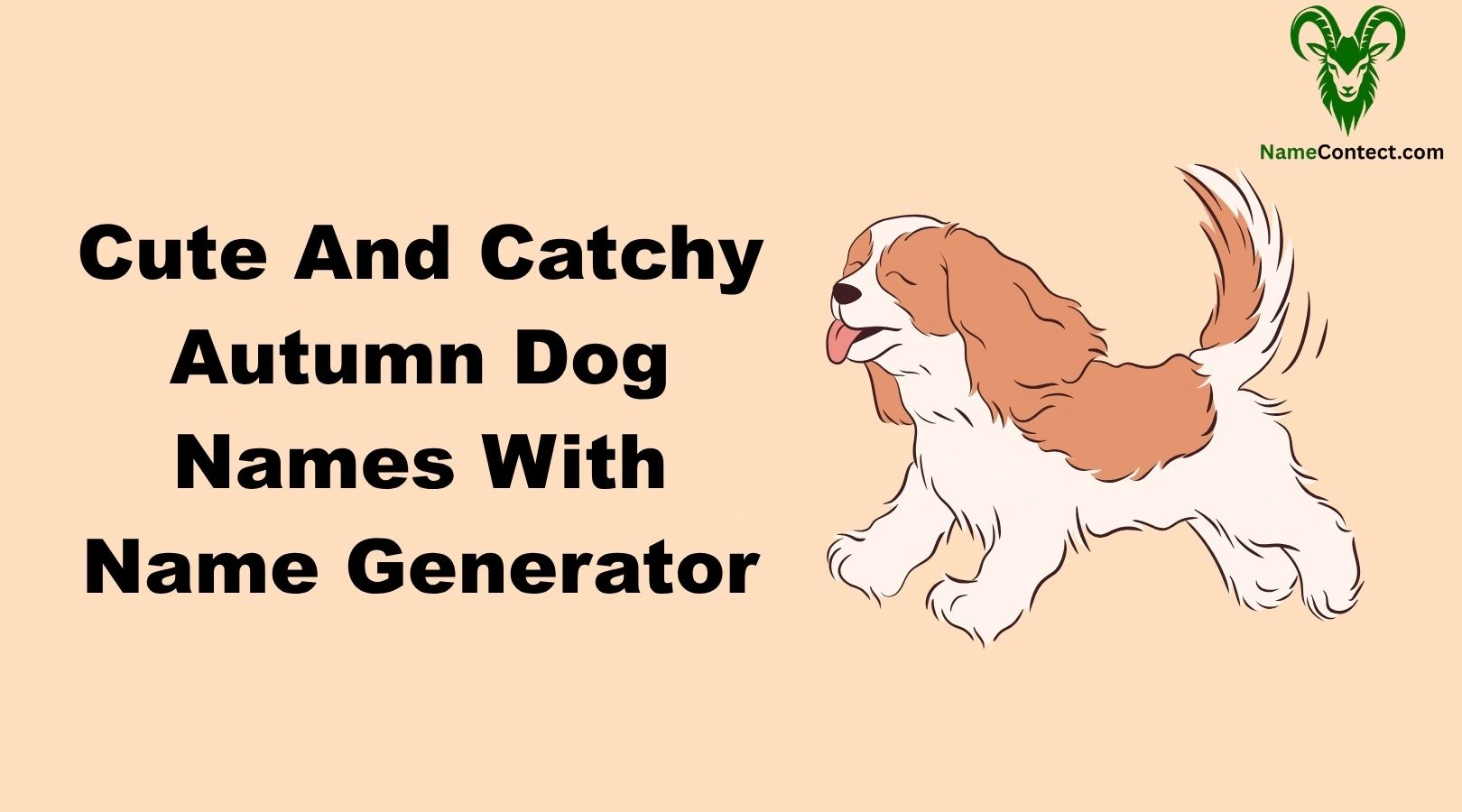 Cute And Catchy Autumn Dog Names With Name Generator