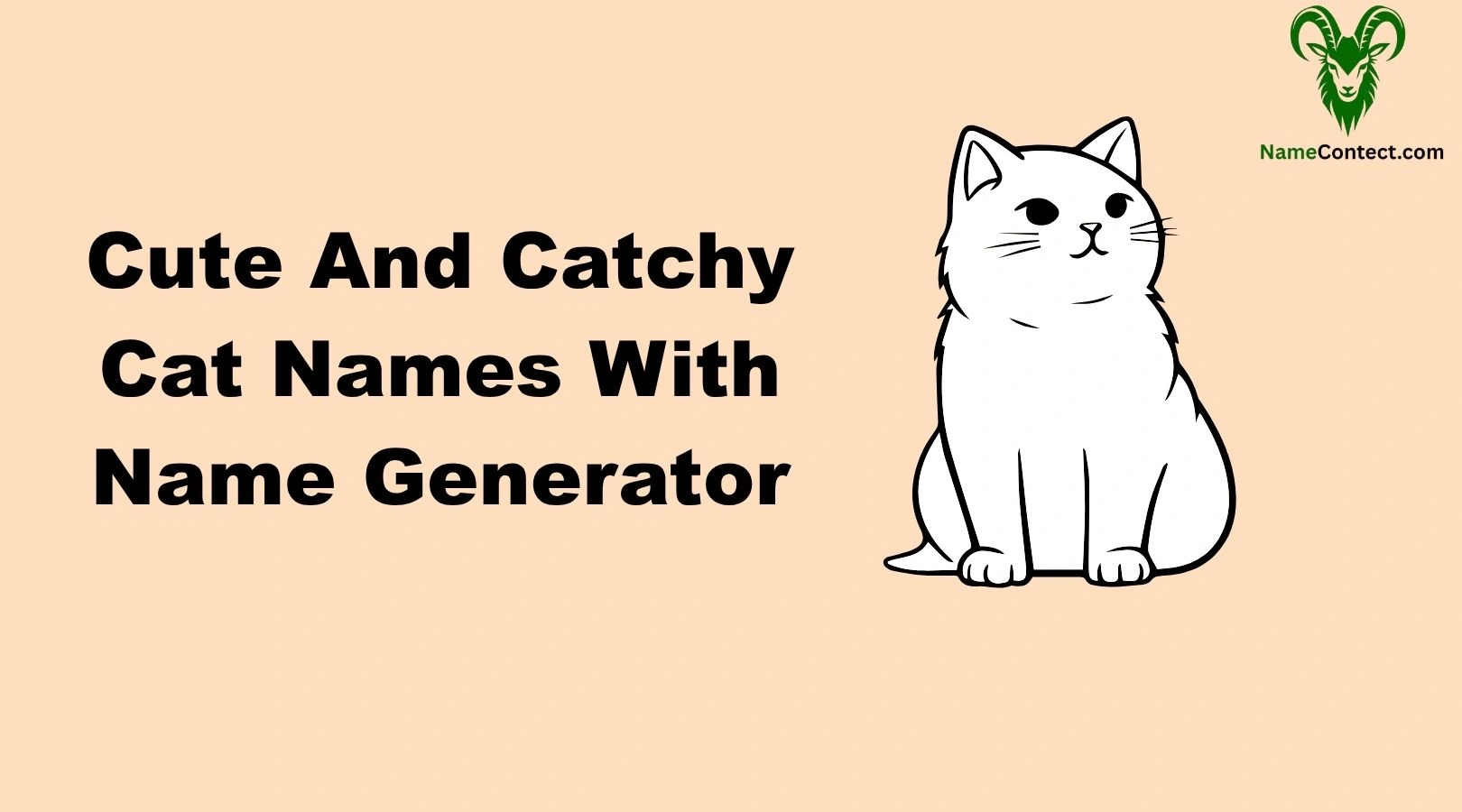 Cute And Catchy Cat Names With Name Generator
