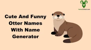 Cute And Funny Otter Names With Name Generator